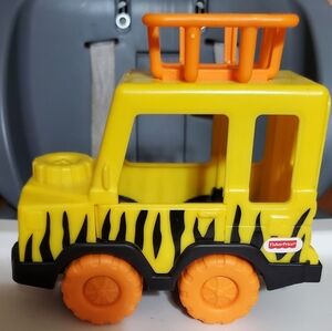Fisher-Price Jungle Adventure, Safari Vehicle - Yellow and Orange, 2017